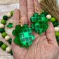 Disco Shamrock Dangles