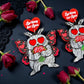 Romantic Mothman Dangles