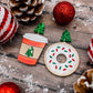 Christmas Donuts & Coffee Dangles