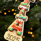 2025 Personalized Gingerbread Letter Ornament