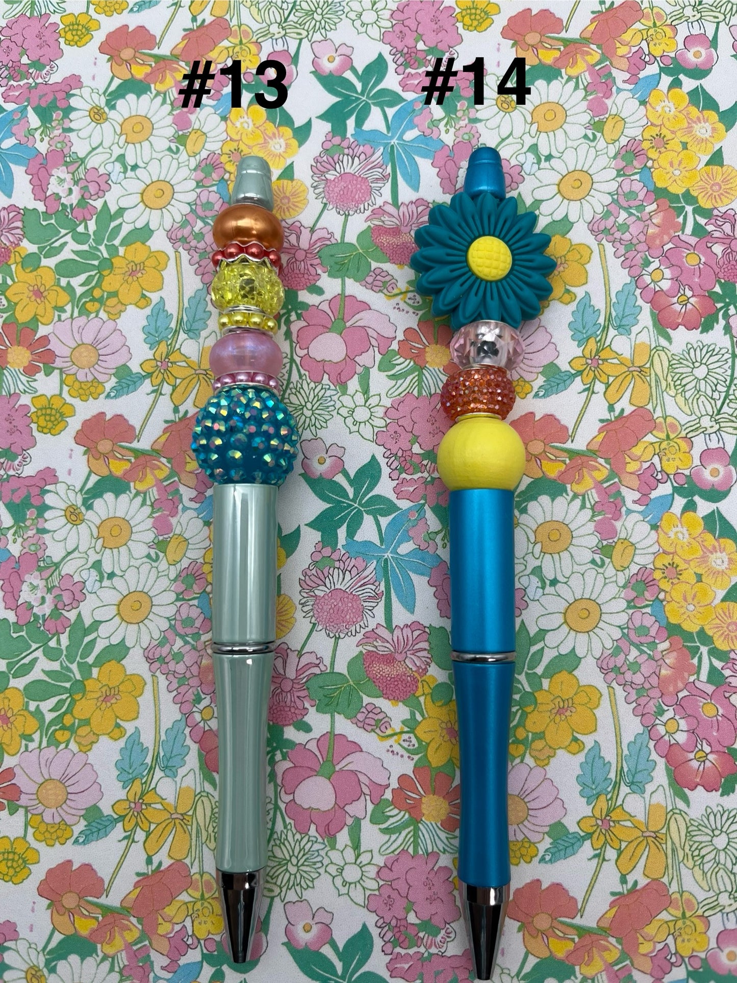 Floral Soda Pens