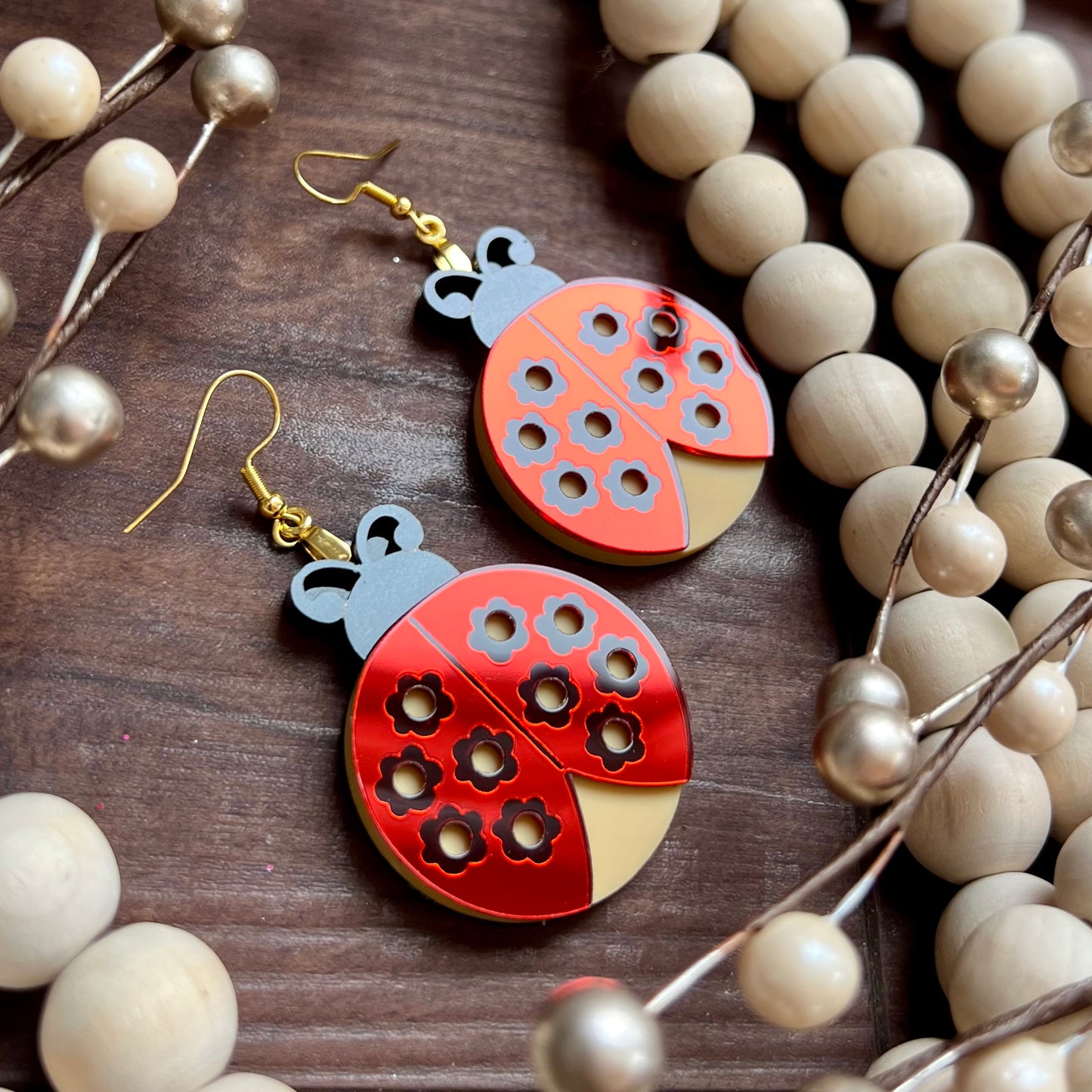 Ladybug Dangles