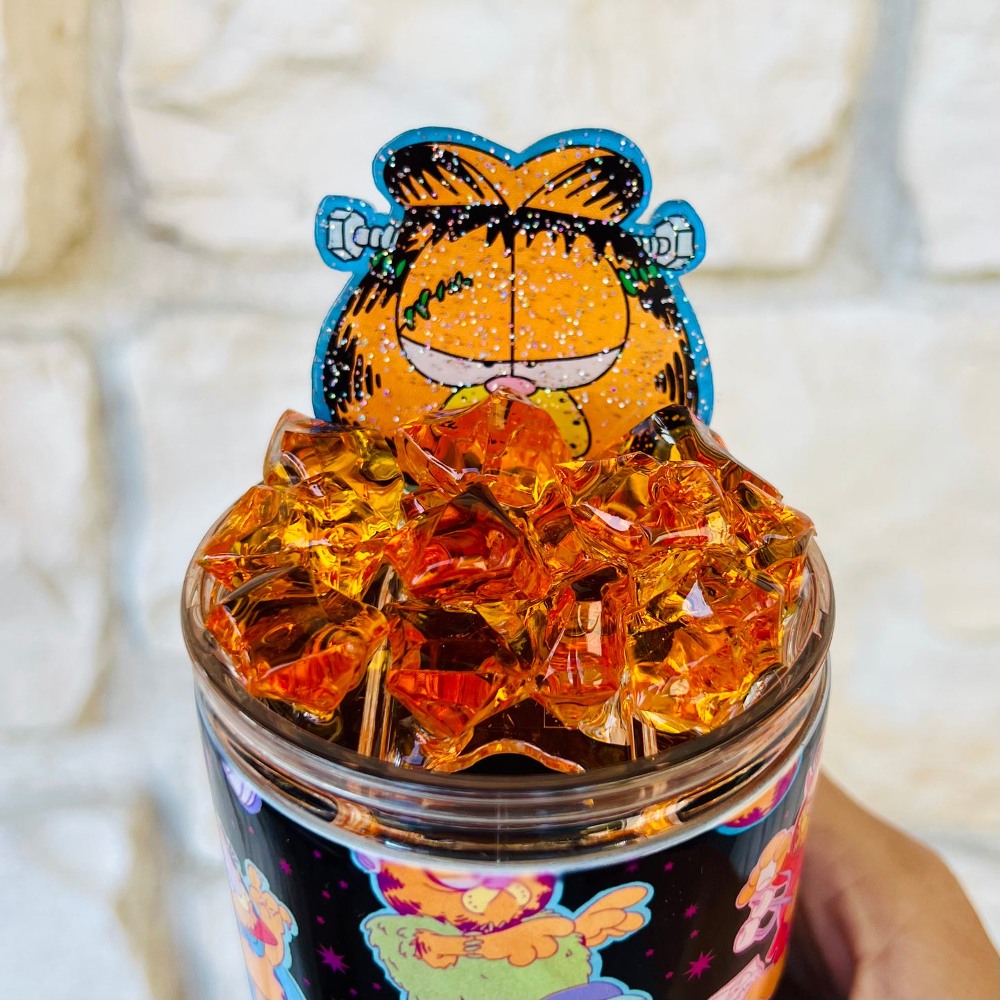 Halloween Garfield Tumbler