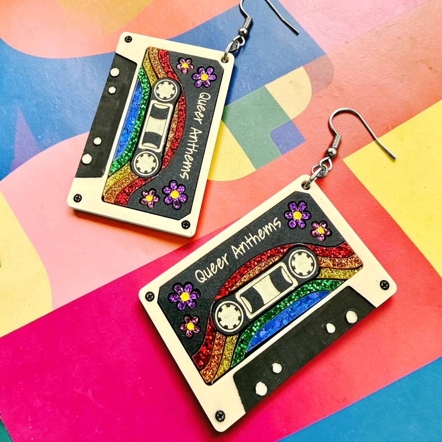 Queer Anthems Mix Tape Dangles