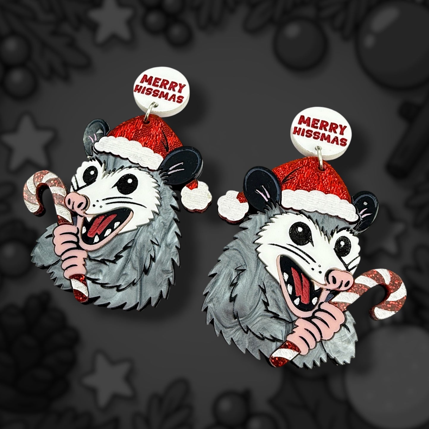 Christmas Possum Dangles
