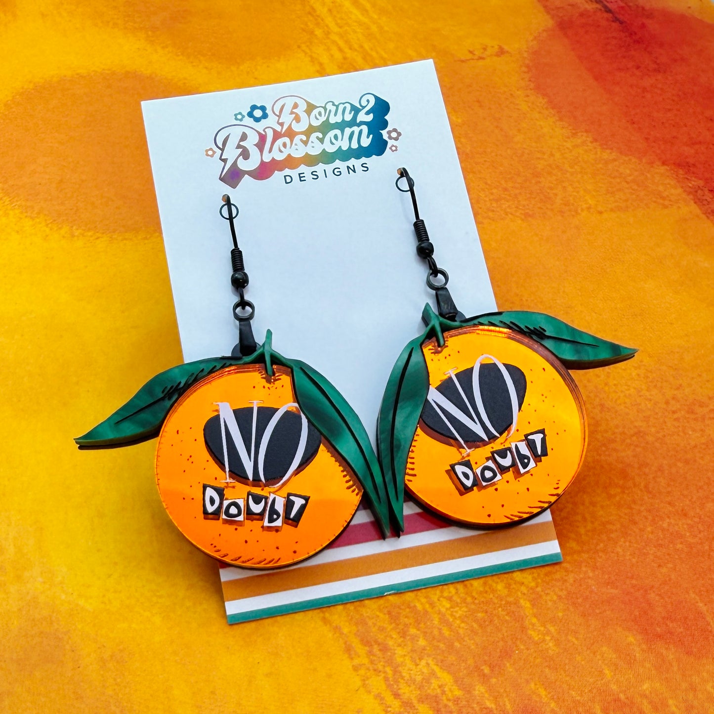 ND Orange Dangles