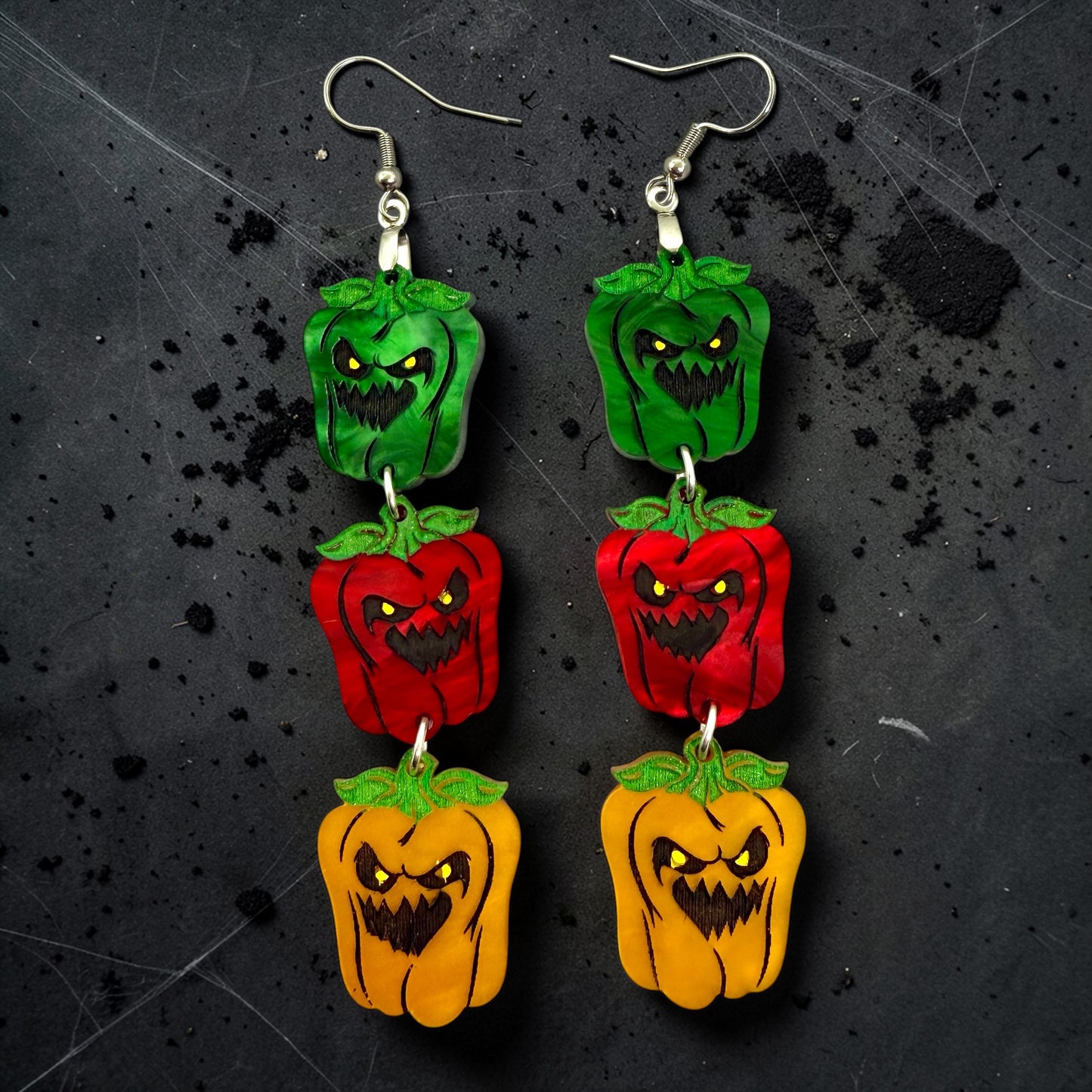 3 Bell Pepper Dangles (2 Design Options!)