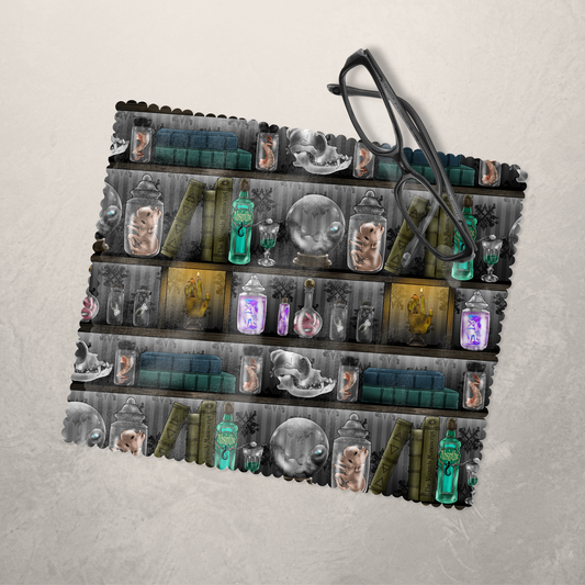 Oddity Shelves Eyeglass Cleaning Cloth