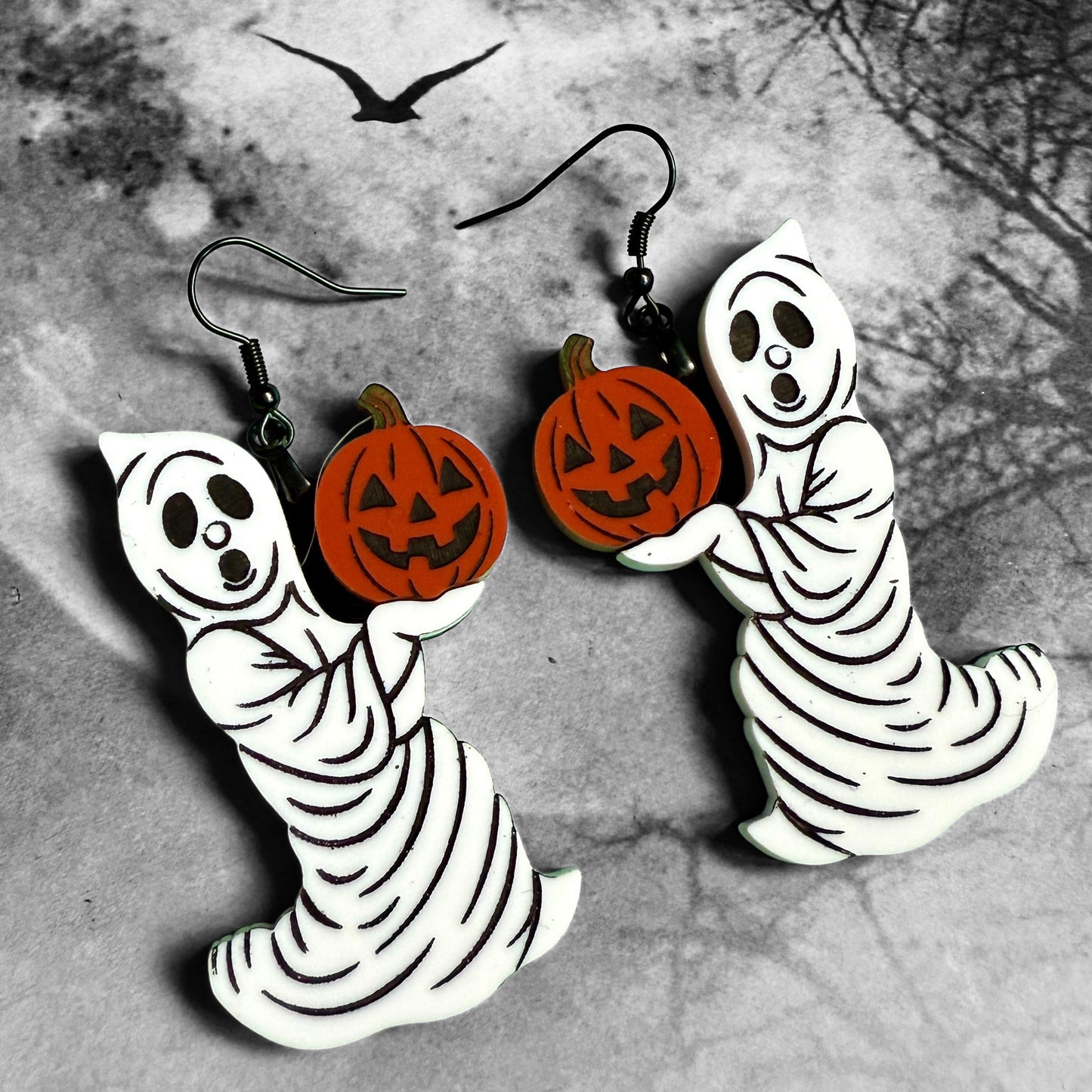 Vintage Ghost Dangles