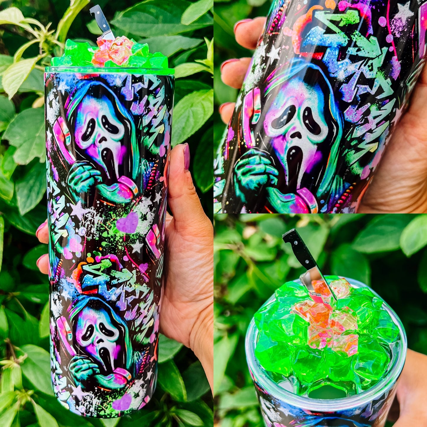 Scream Graffiti Tumbler