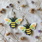 Floral Bee Dangle