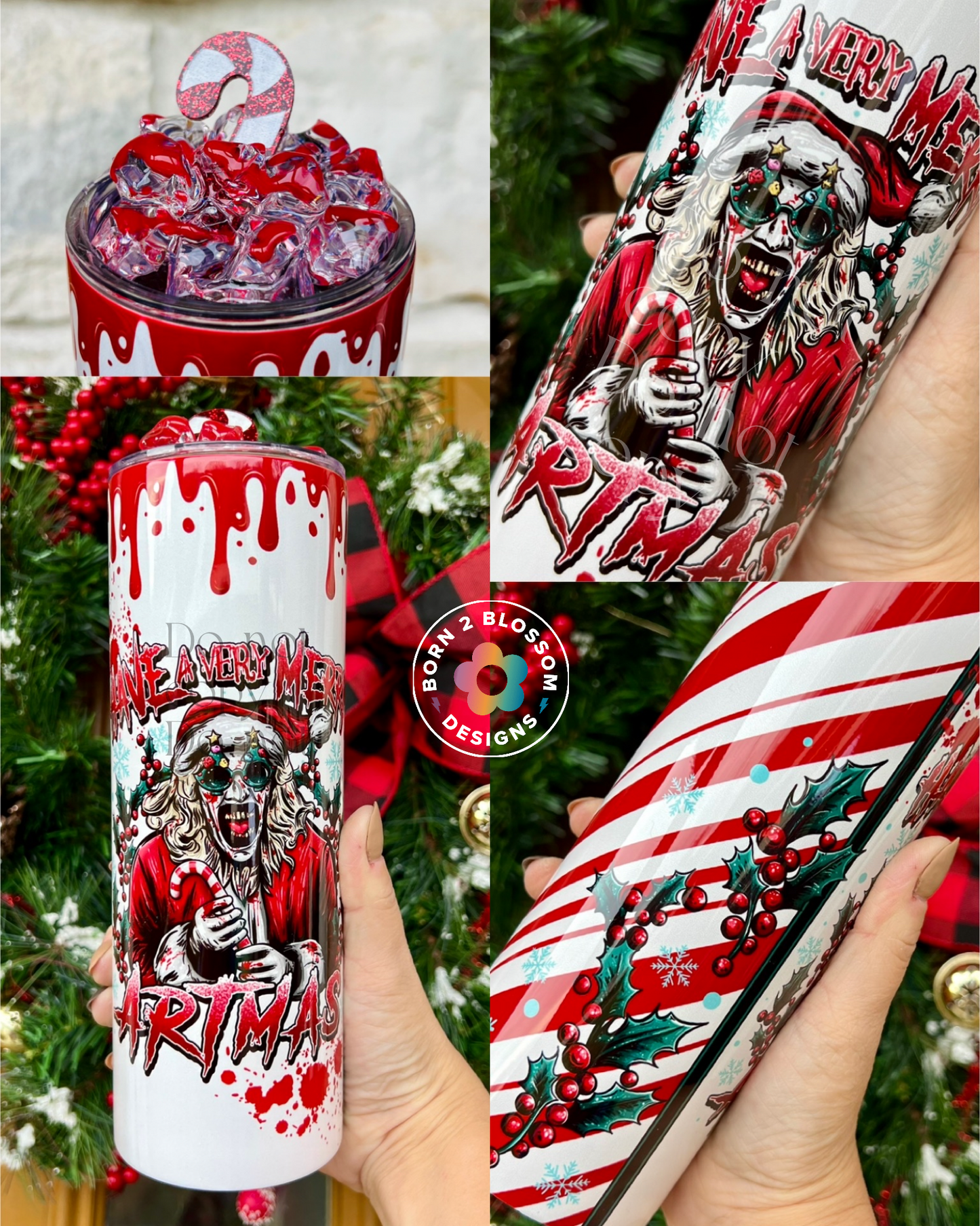 Merry Artmas Tumbler