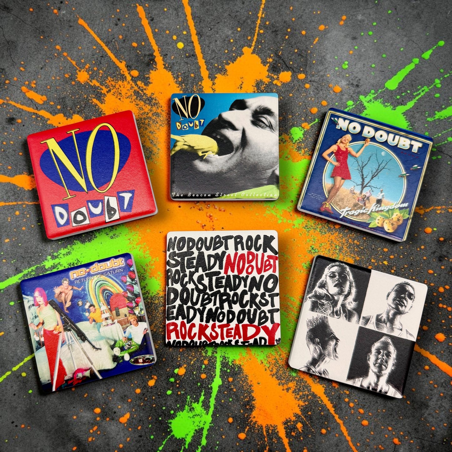 No Doubt Album Magnet Set