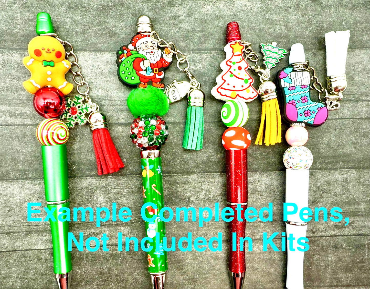 Christmas DIY Beadable Pen Kits