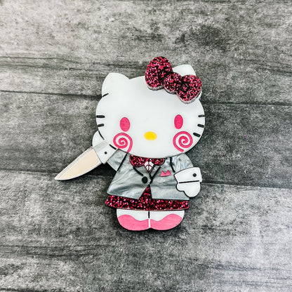 Horror Kitty BROOCH (26 Designs Available!)