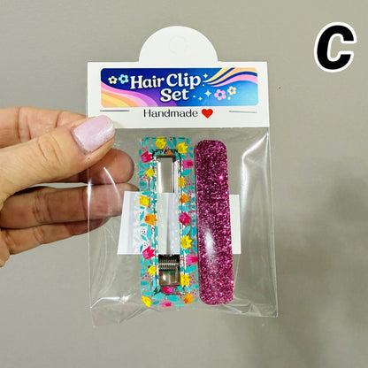 Hair Clip Set (Multiple Color Combos!)