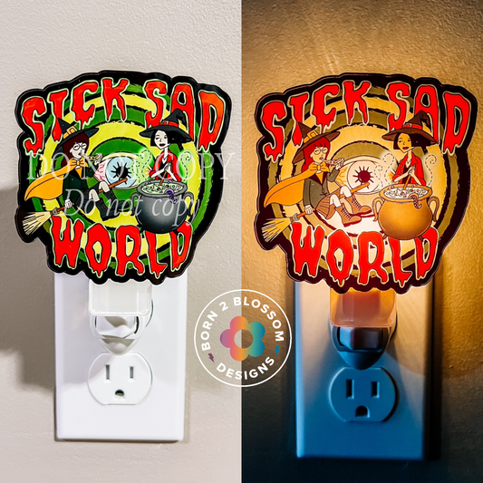 NEW CLEARANCE Sick Sad World Nightlight