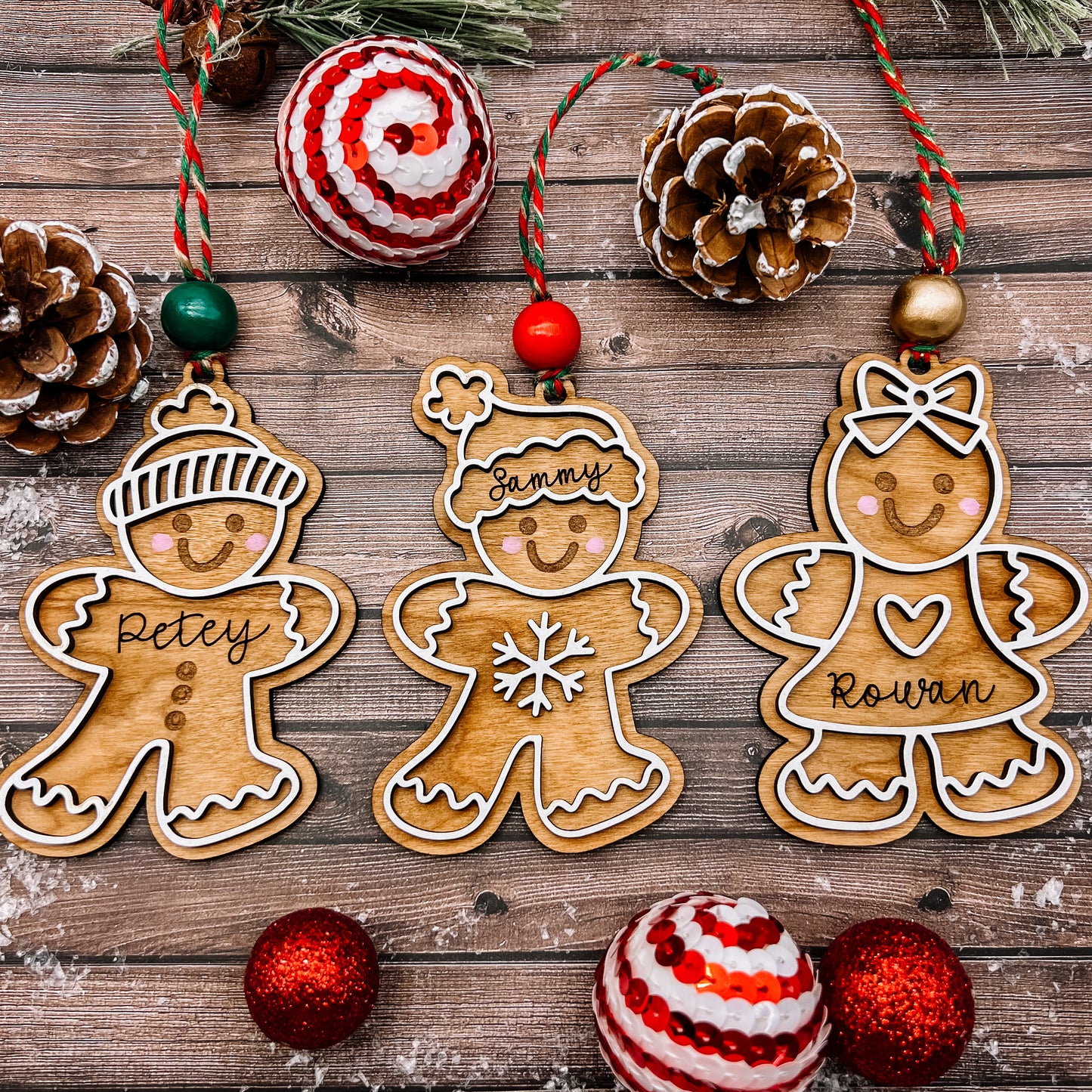 Personalized Gingerbread Kid Ornament