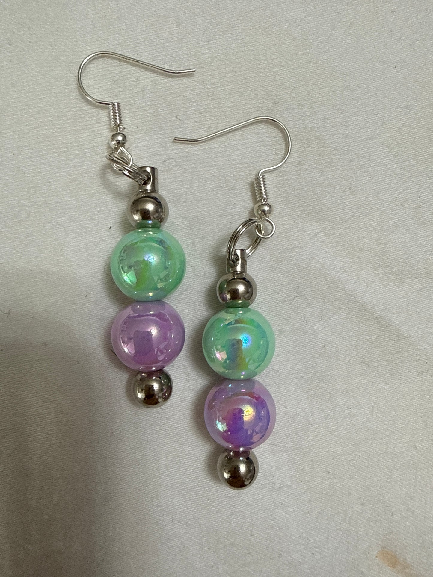 Ok Clearance beaded necklace and earrings