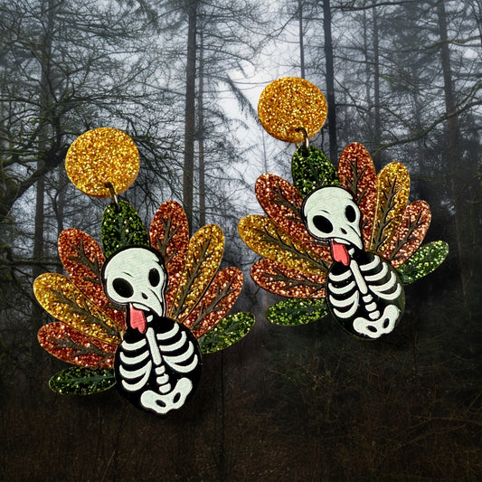 Turkey Skeleton Dangles