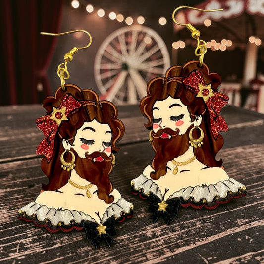 Bearded Lady Dangles