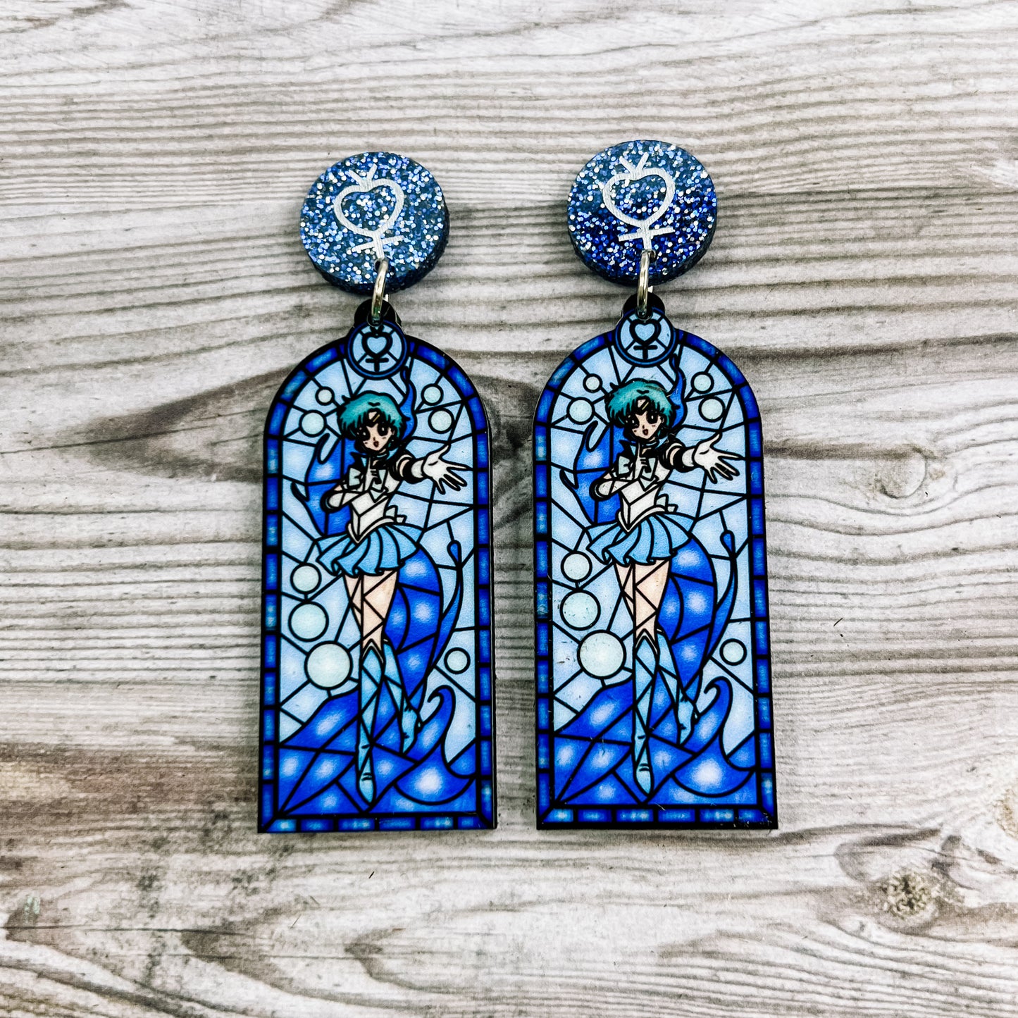 Sailor Stained Glass Dangles (All Characters)