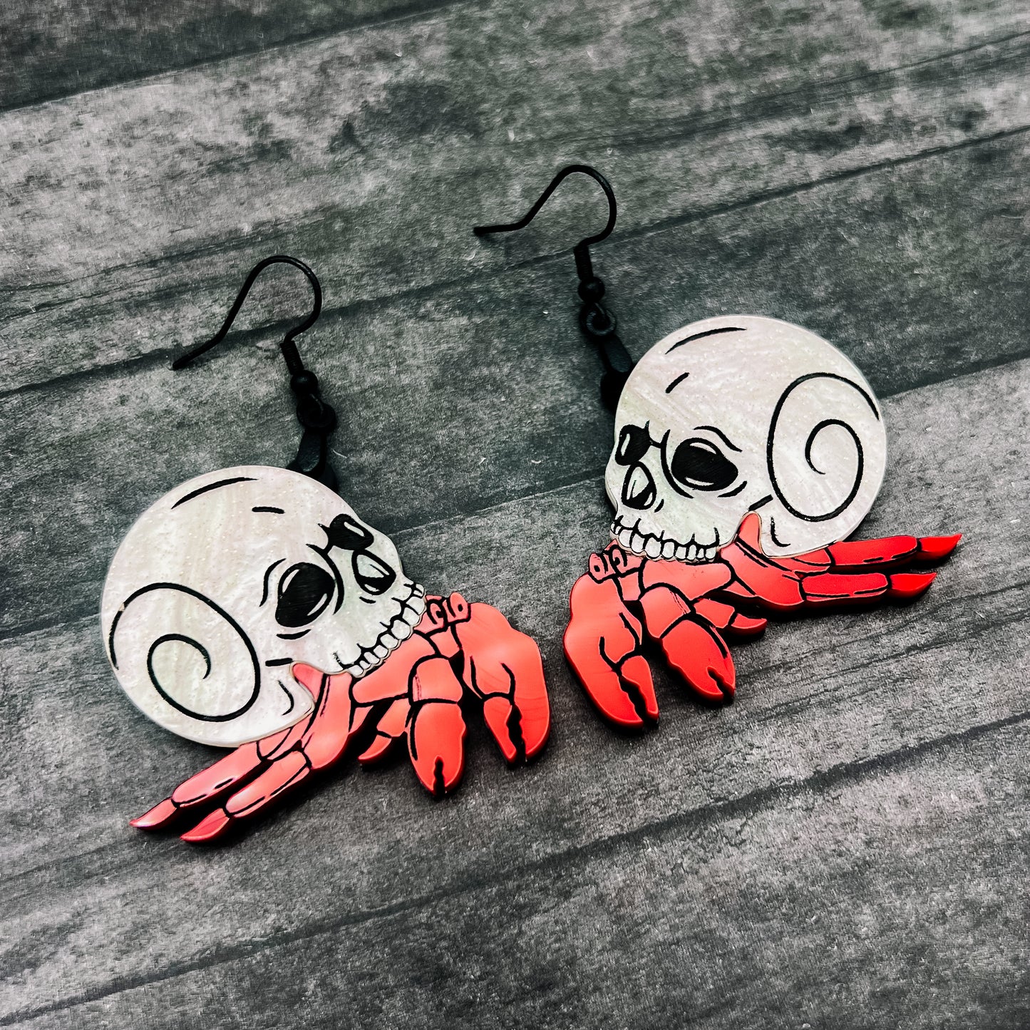 Skull Crab Dangles