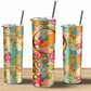 Floral Pepsi Tumbler