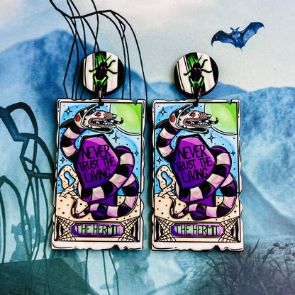 NOV CLEARANCE Beetle Tarot Card Dangles Sandworm