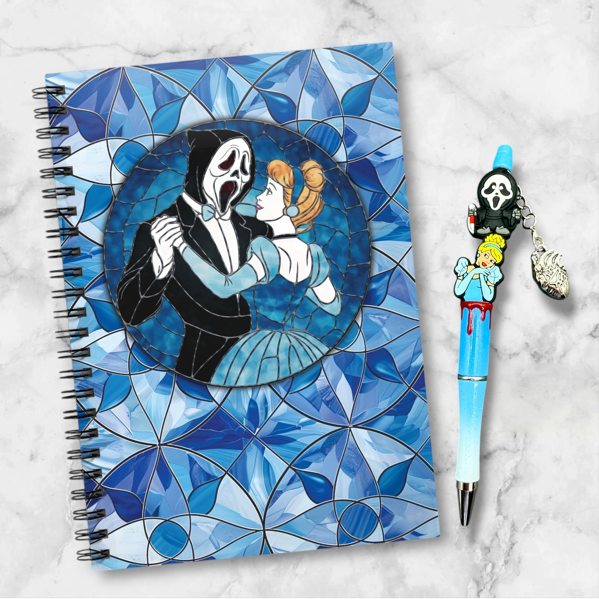 Ghostface & Cinderella Notebook & Pen Set – Born2BlossomDesigns