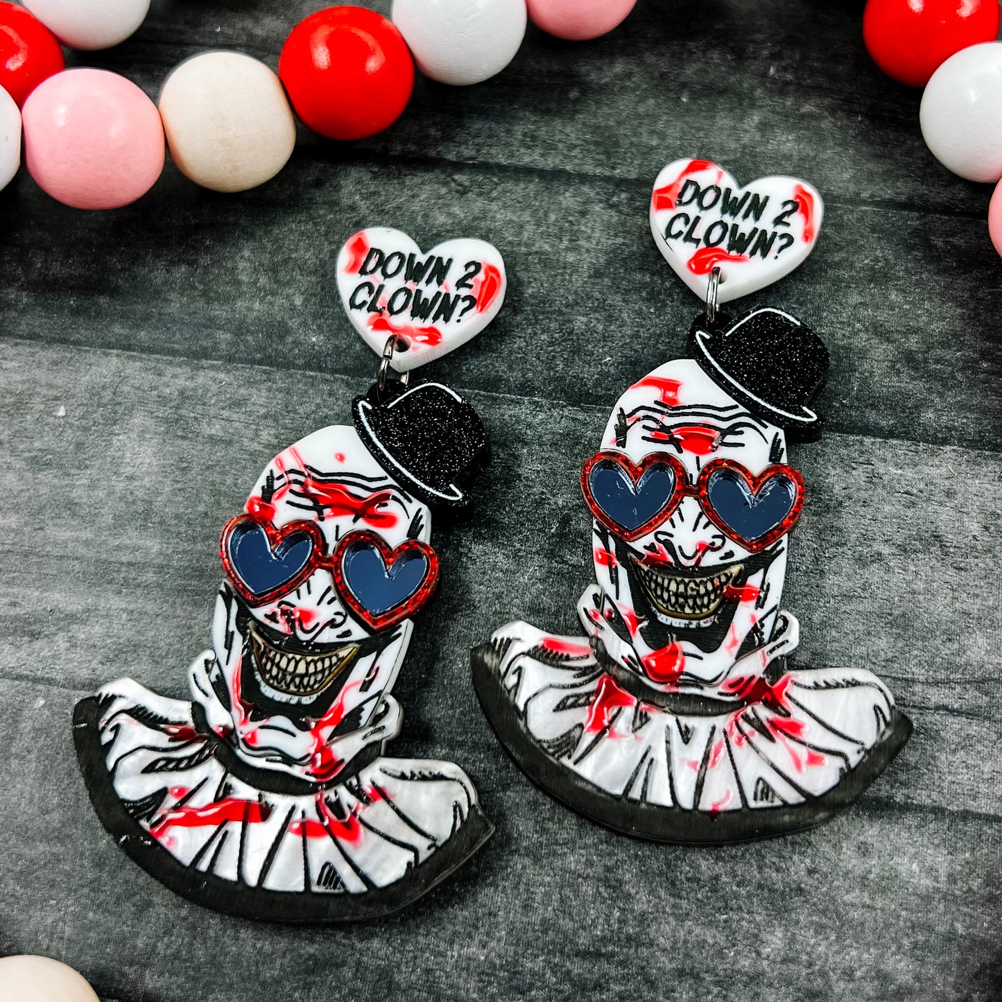 Romantic Clown Dangles