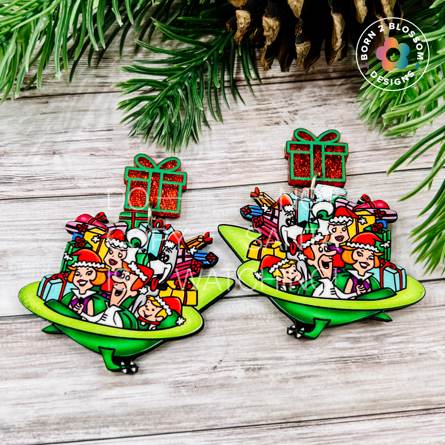 DEC CLEARANCE Jetsons Christmas Dangles