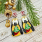 Christmas Pluto Dangles