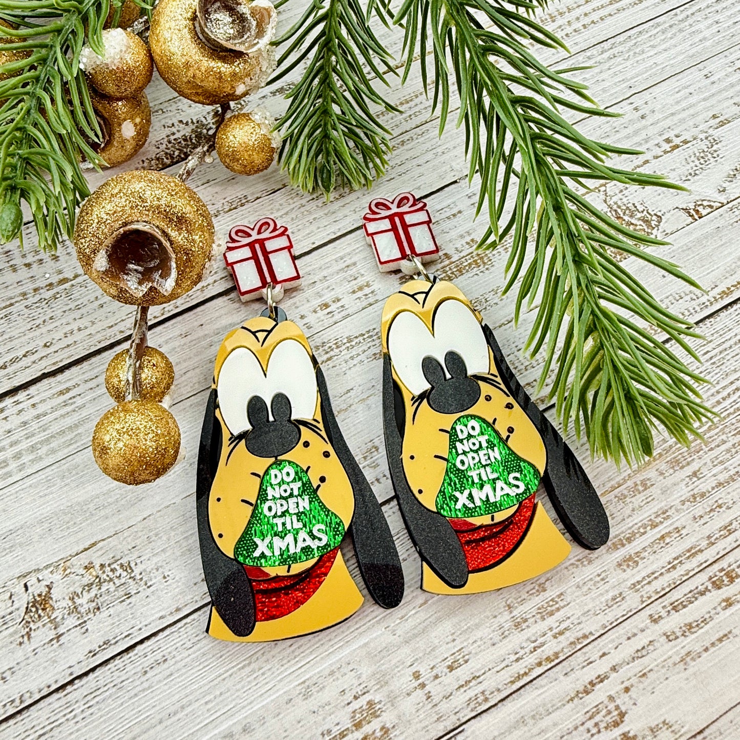 Christmas Pluto Dangles