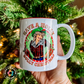 Holly Dolly Christmas Ceramic Mug (Personalization Available)