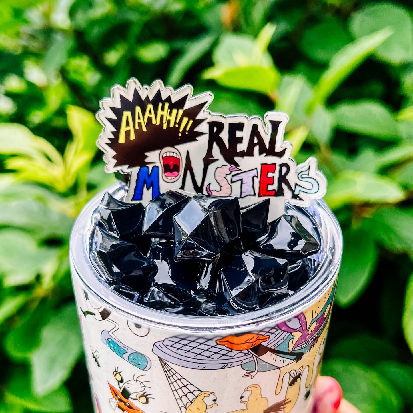 Ahh Real Monsters Tumbler