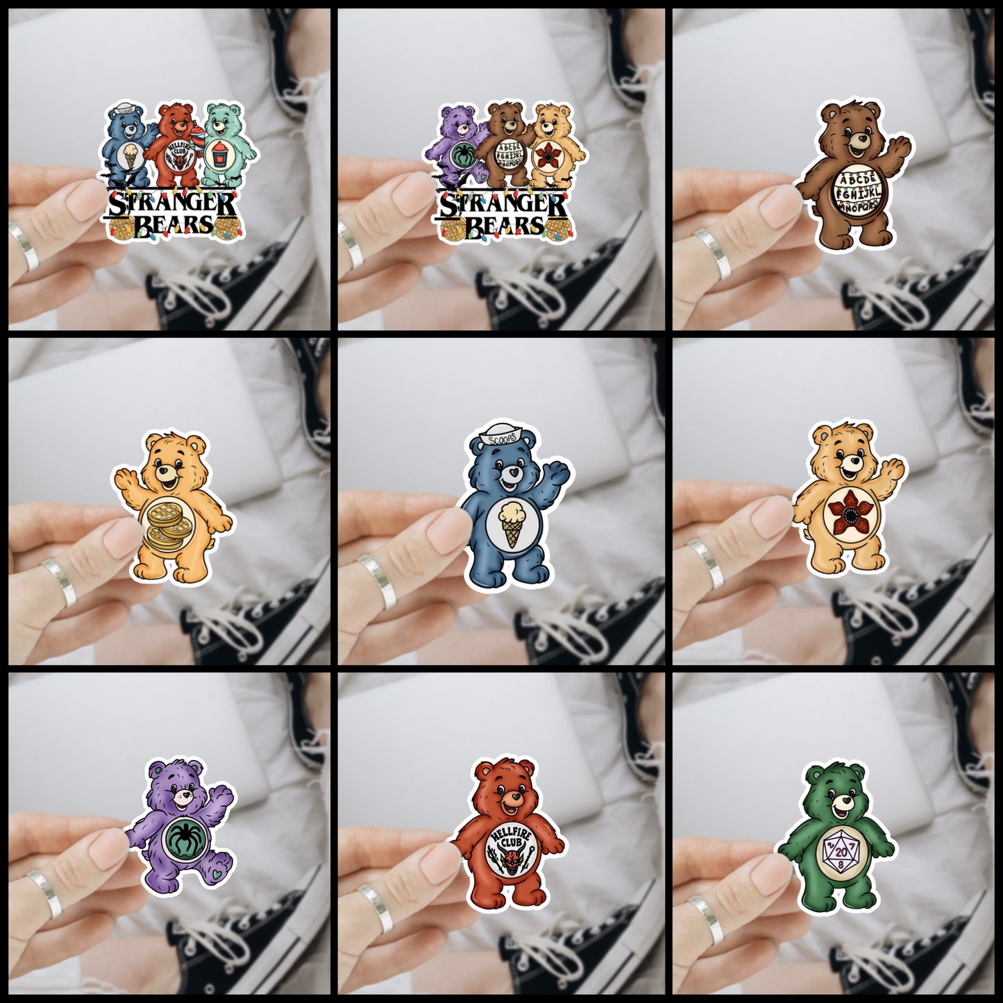 Stranger Things Vinyl Decals (17 Designs Available)