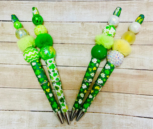 St Patrick’s Day Patterned Pens