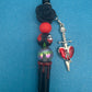 Spooky Beaded Pens with Dripping Blood