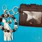 Keychain Wristlet with Wallet Bracelet