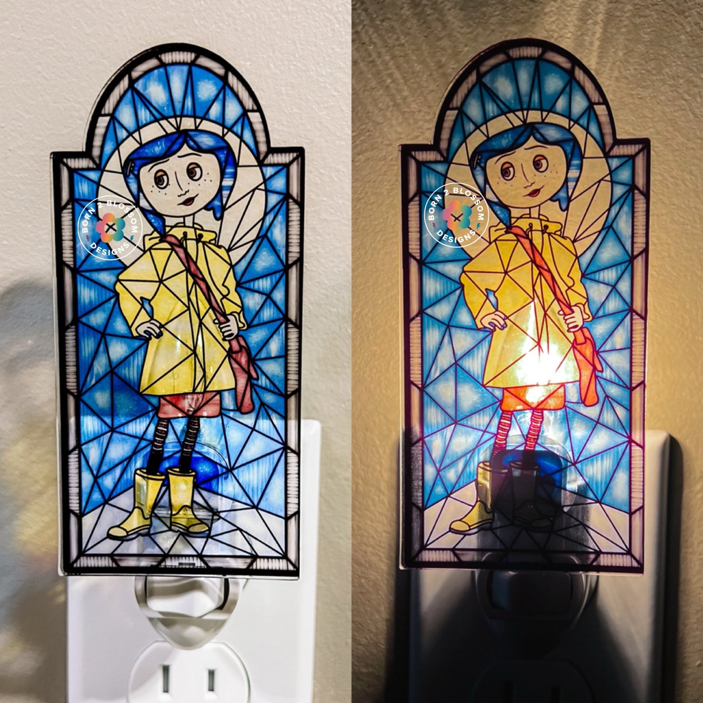 Coraline Glass Nightlight (All Characters)