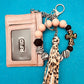 Keychain Wristlet with Wallet Bracelet
