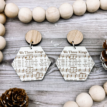 Christmas Carol Earrings