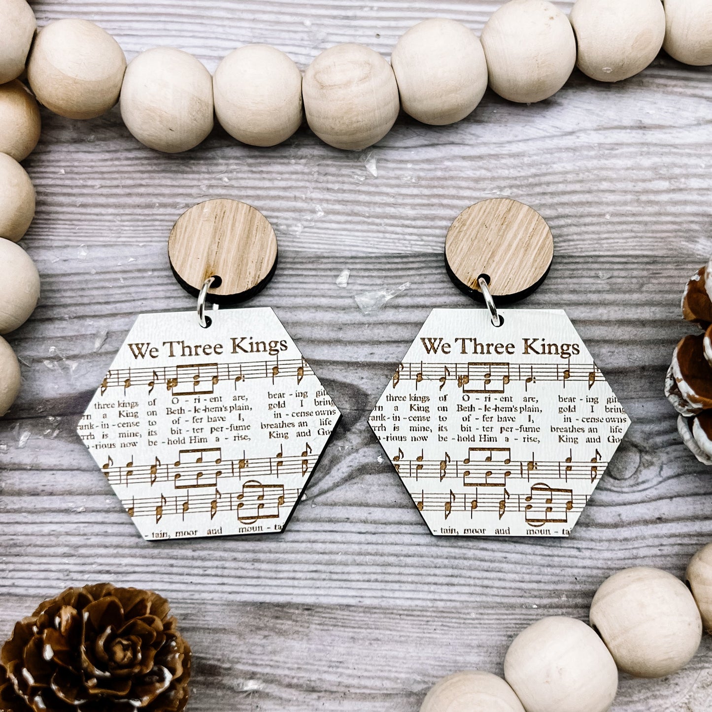 CLEARANCE Christmas Carol Earrings