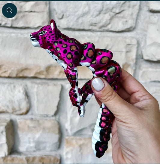 DEC CLEARANCE 3D Printed Lisa Frank Leopard