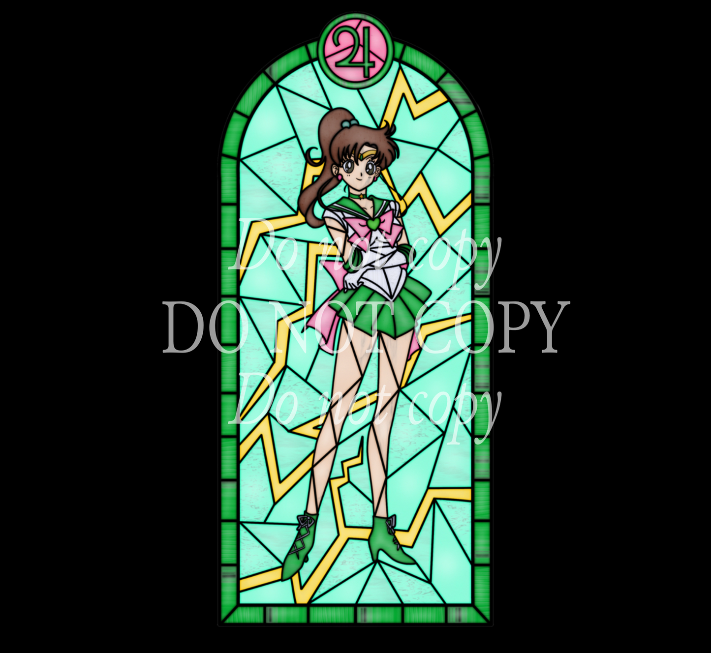 Sailor Stained Glass Stanley Topper (All Characters)