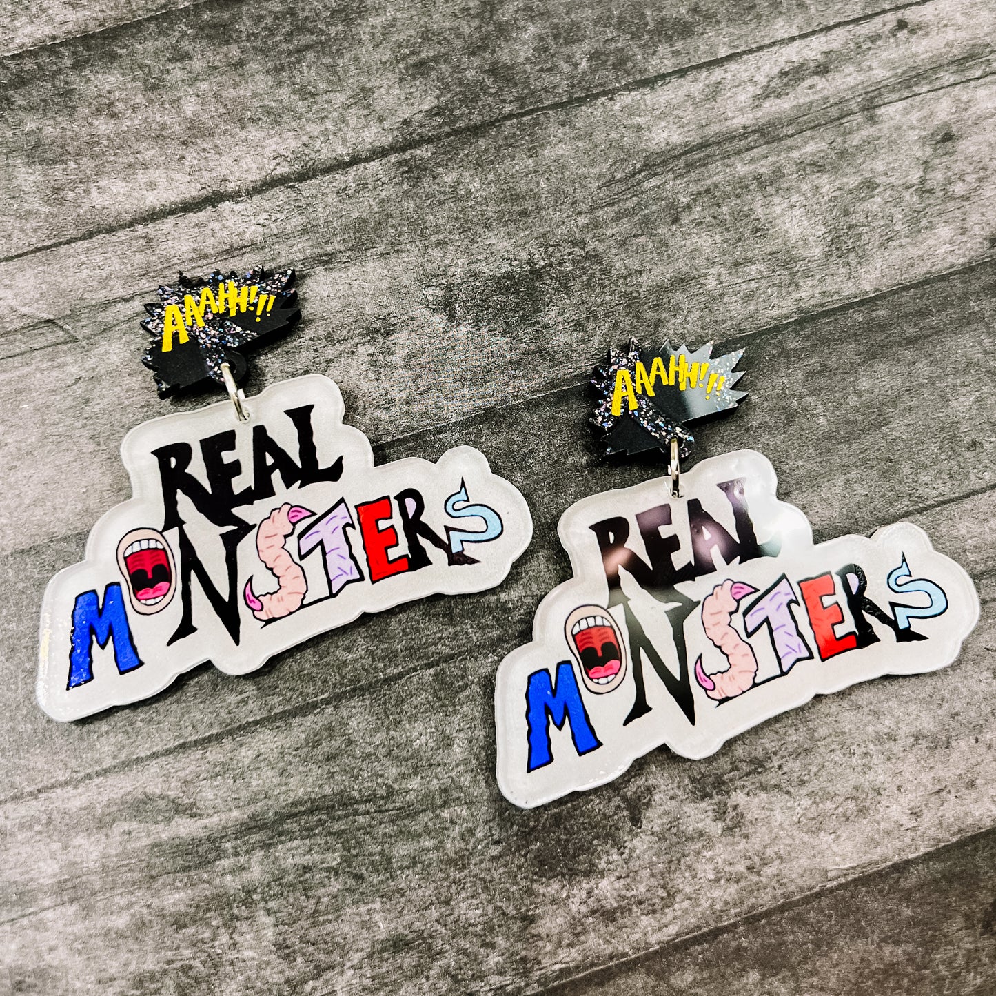 Ahh Real Monsters Earrings