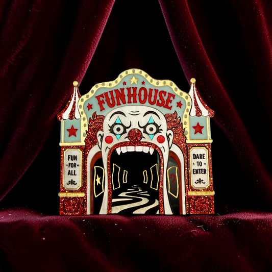 Funhouse BROOCH (& other larger items)
