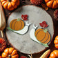 Pumpkin Snail Dangles (2 Versions Available)