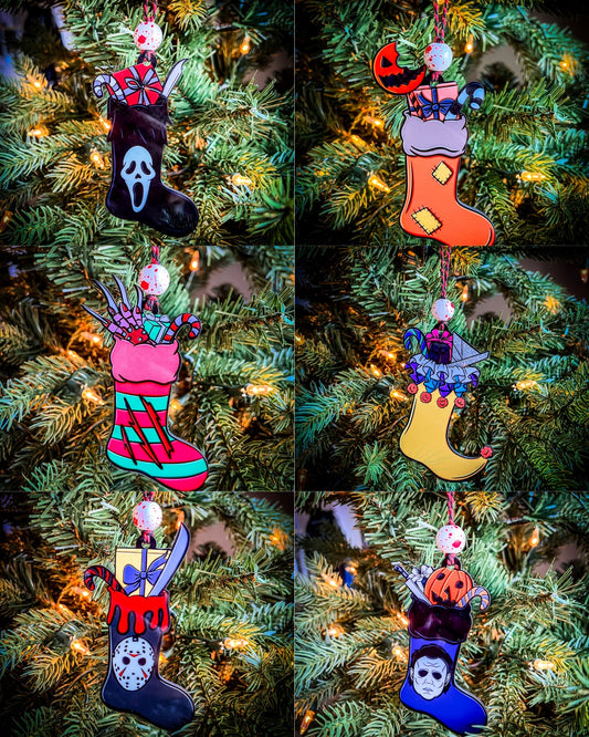 Horror Stocking Ornaments (All Characters)